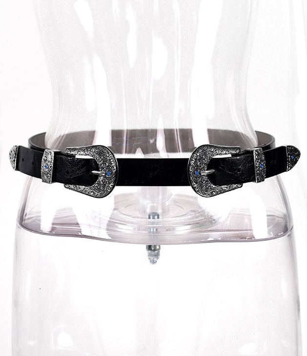 [PINKSPINK] Metal Buckle Leather Belt pg1204