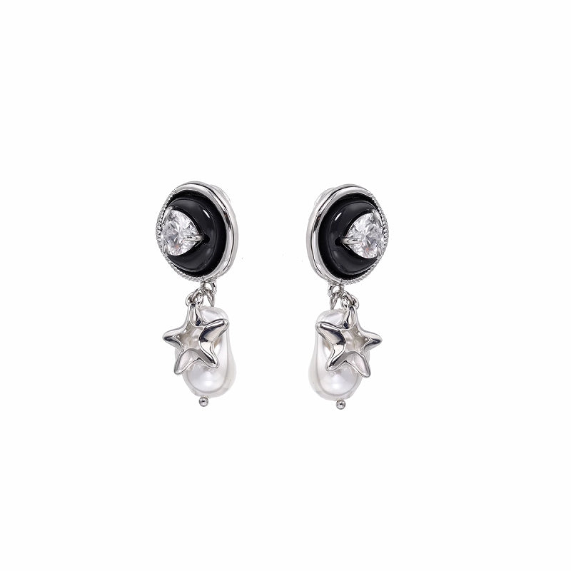 【SUMIYAKI】Retro Star Earrings pg1492