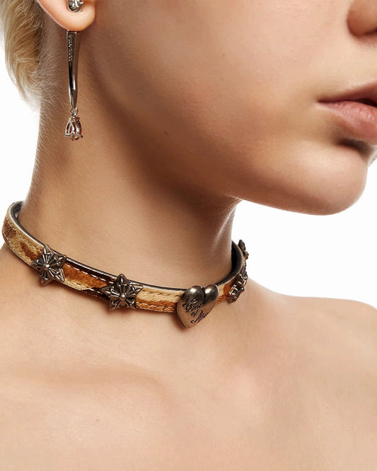 [OCTO VITA] Dune Wasteland Love Star Choker pg666