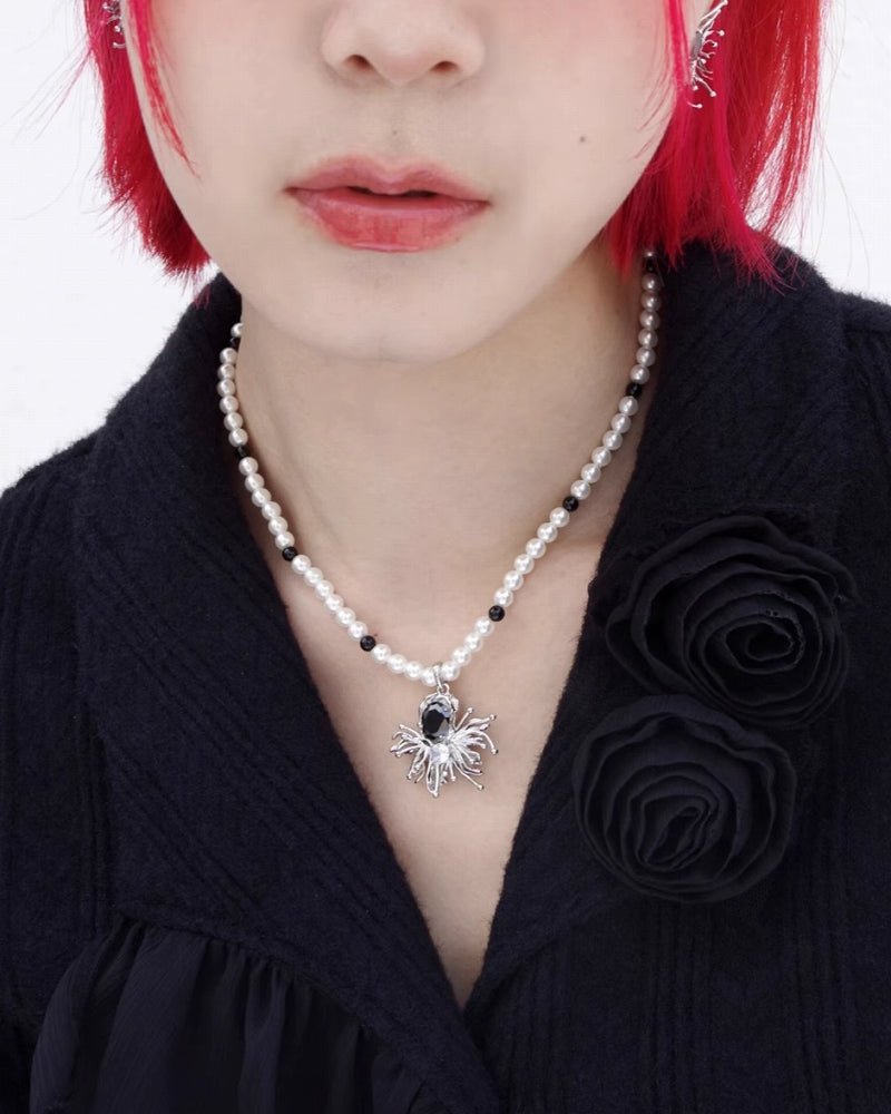 [Esak∞chi]Xuanming Butterfly Dark Necklace pg2024