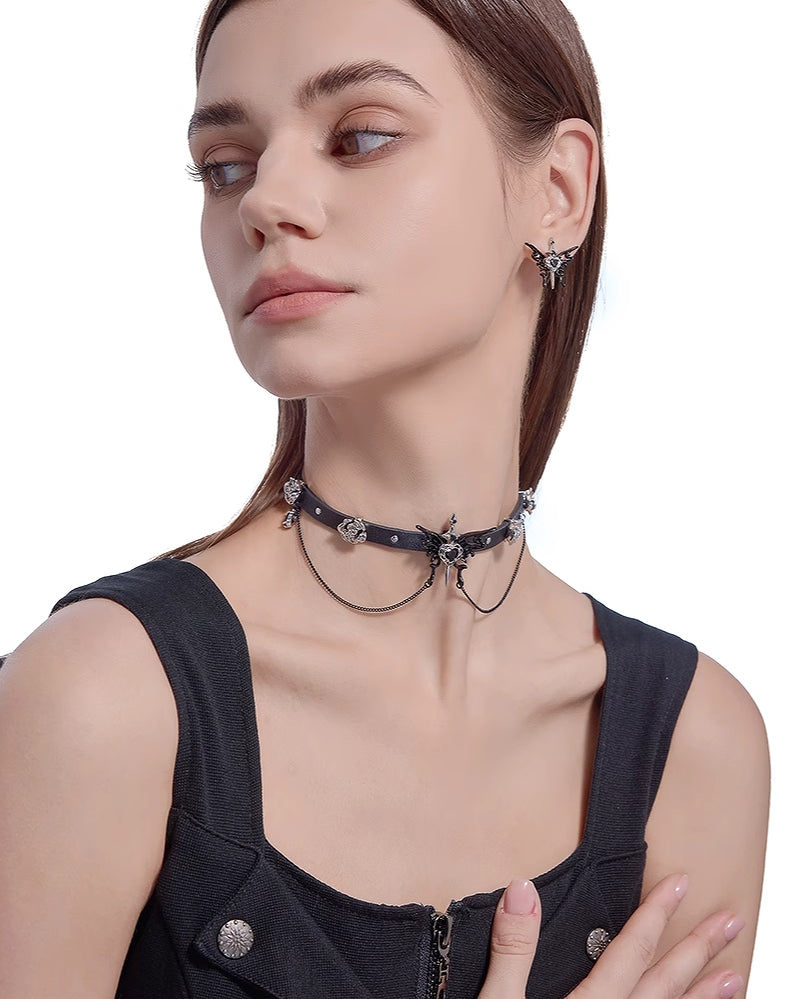 【MASW】Butterfly Dance Black Choker pg257