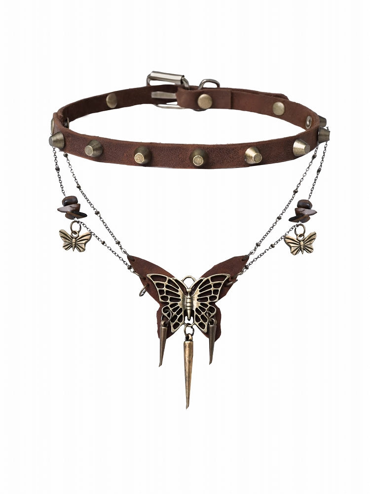 【1ST XULIE】Wasteland Butterfly Island Choker & Necklace pg1970