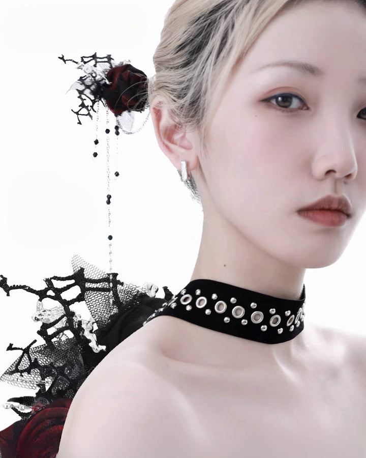 【1ST XULIE】Forbidden Rose Tassel Hairpin pg834