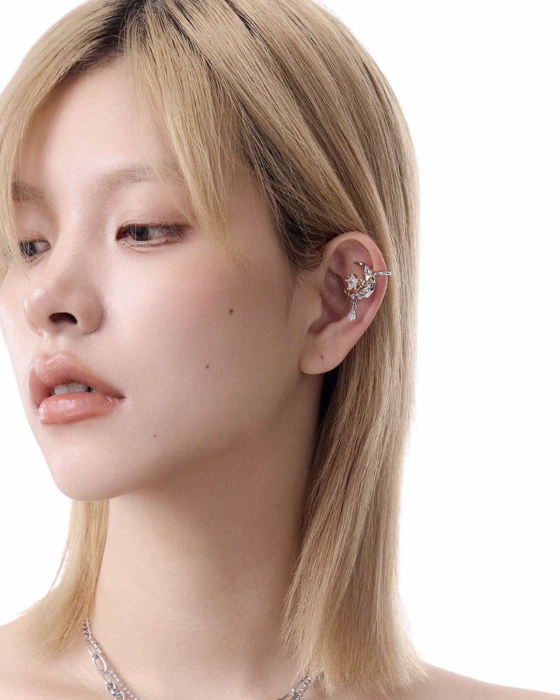 [SUMIYAKI] Star And Moon Asymmetrical Cuff pg1682