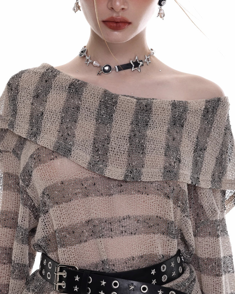 [SUMIYAKI] Retro Star Choker pg1491