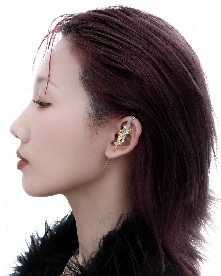 [1ST XULIE] Wings Feather Earrings pg2015