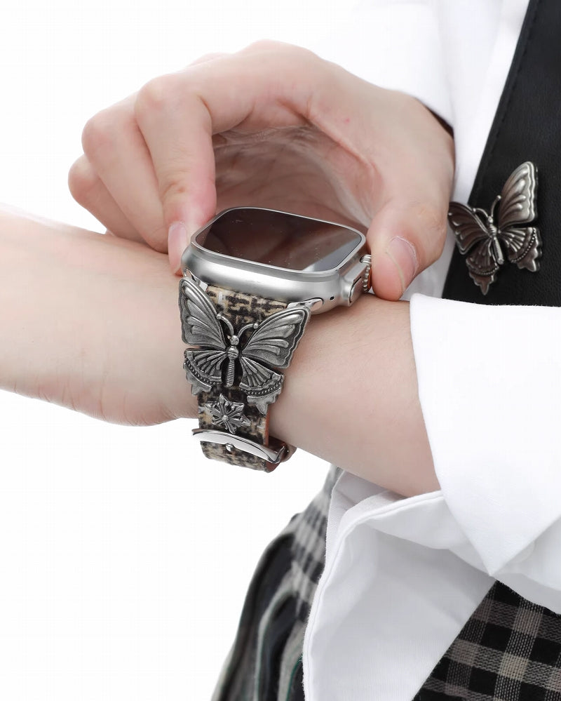 [1ST XULIE] Butterfly Island Apple Watch Strap pg315