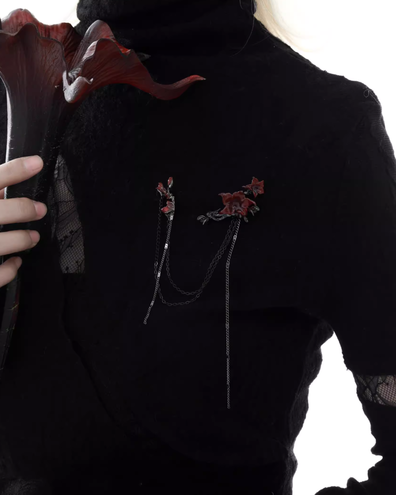 Mandala Tassel Brooch