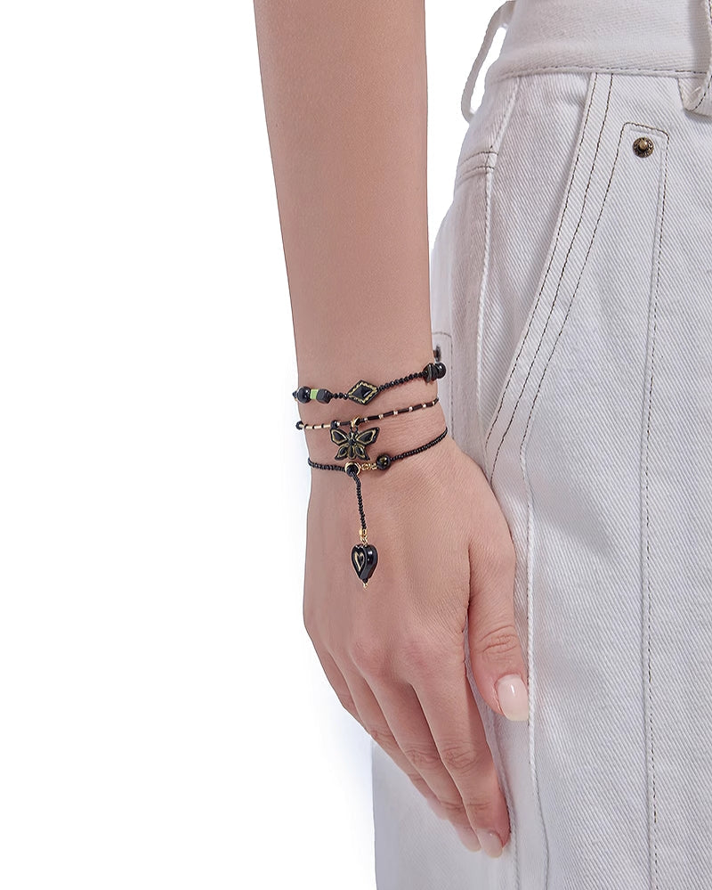 【MASW】Butterfly Dance Layer Love Bracelet pg283