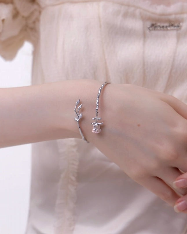 【SUMIYAKI】Pink Rose Bracelet pg1370