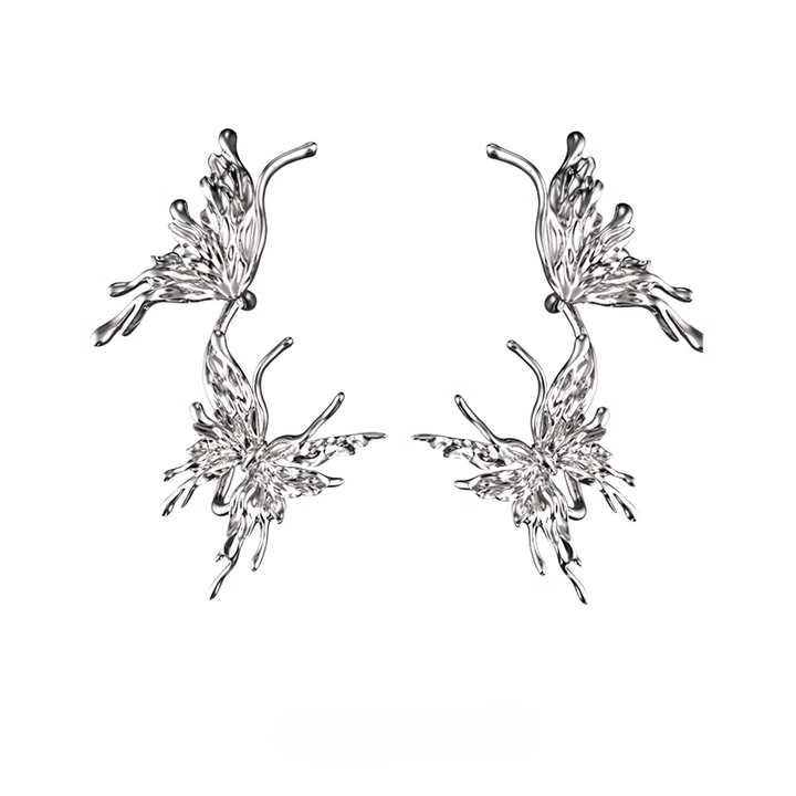 【SUMIYAKI】Biochemical Butterfly Cuff & Earrings pg145