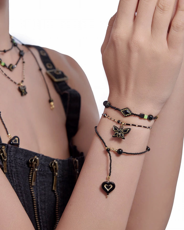 【MASW】Butterfly Dance Layer Love Bracelet pg283