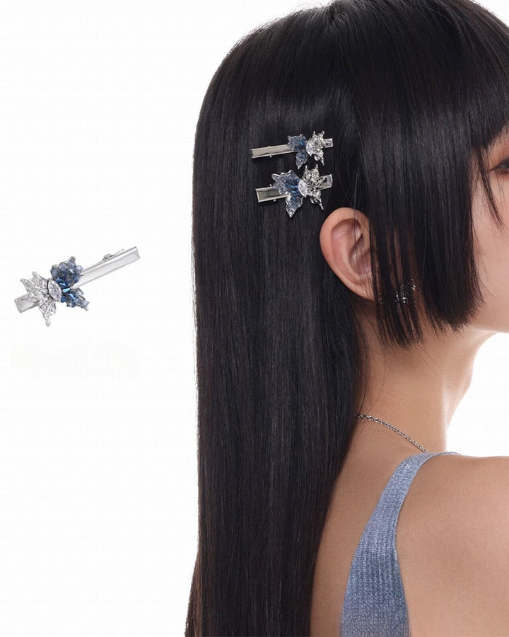 【SUMIYAKI】Galaxy Butterfly Hair Clip pg864