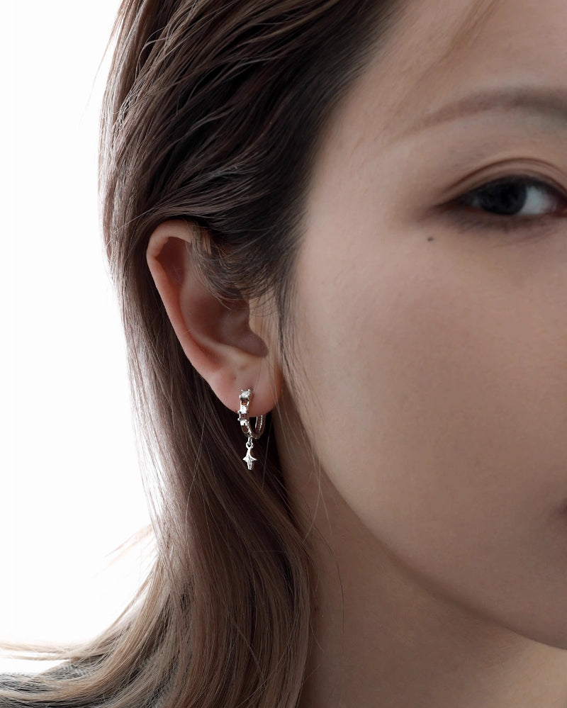 【1ST XULIE】Star Cross Earrings pg1715