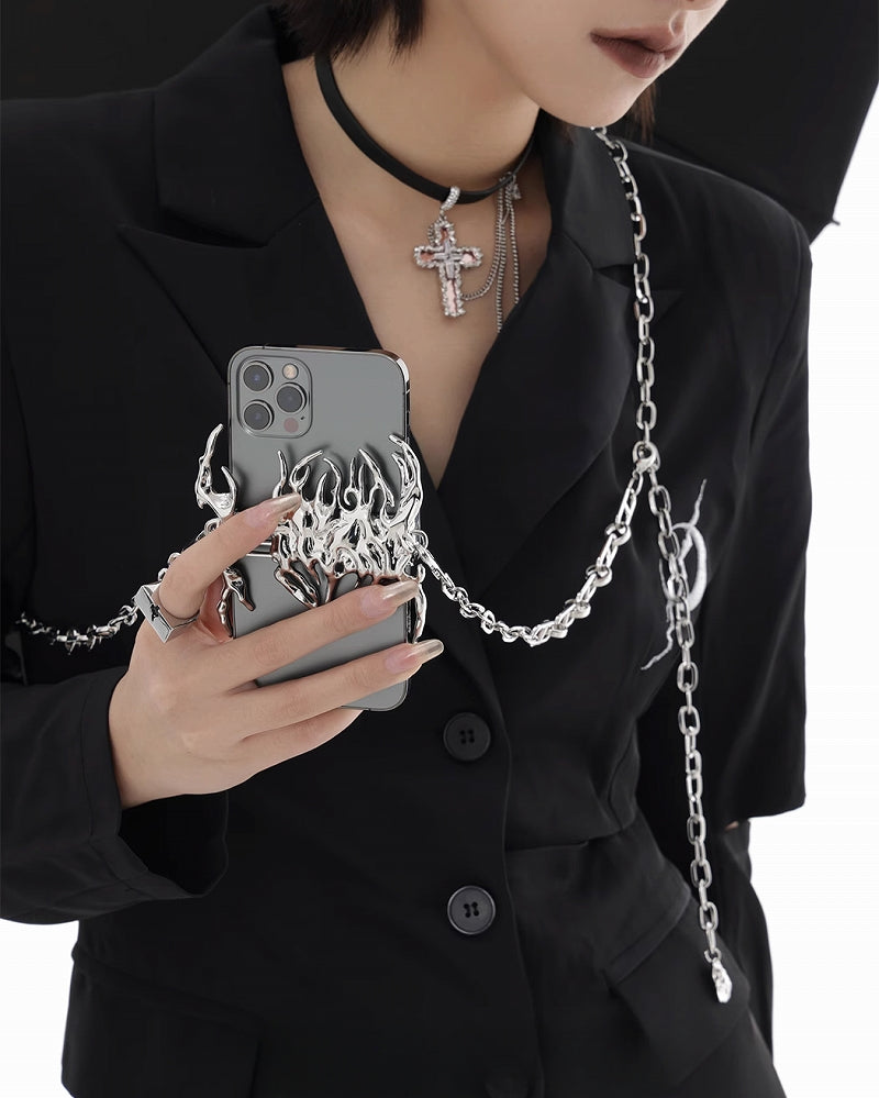 【SUMIYAKI】Venom Metal Crossbody Phone Chain pg1939