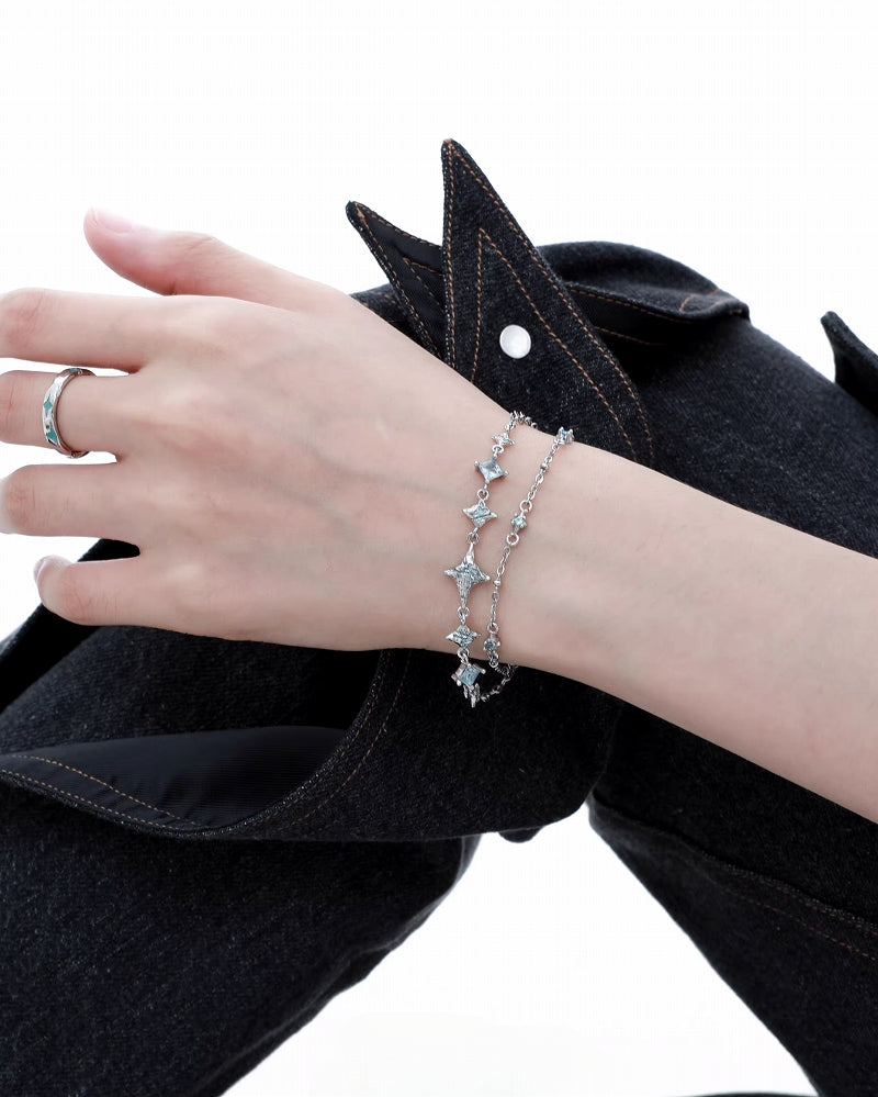 [1ST XULIE] Sea Starry Sky Double Layer Bracelet pg1546