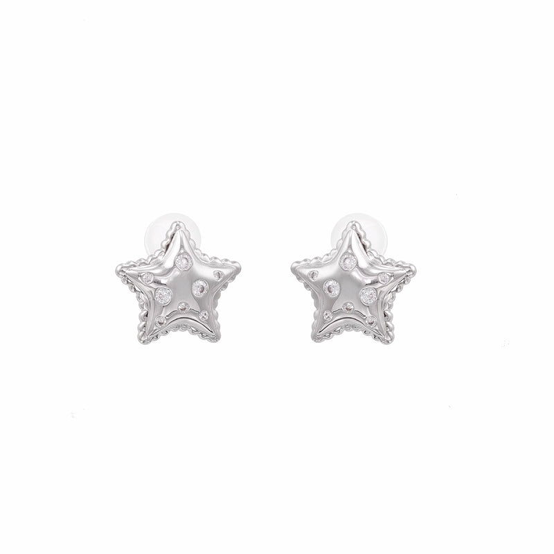 [SUMIYAKI] Three-dimensional Star Earrings pg1901