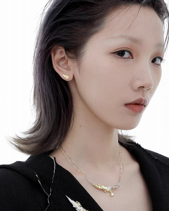 【1ST XULIE】Wing Swan Earrings01 pg2012