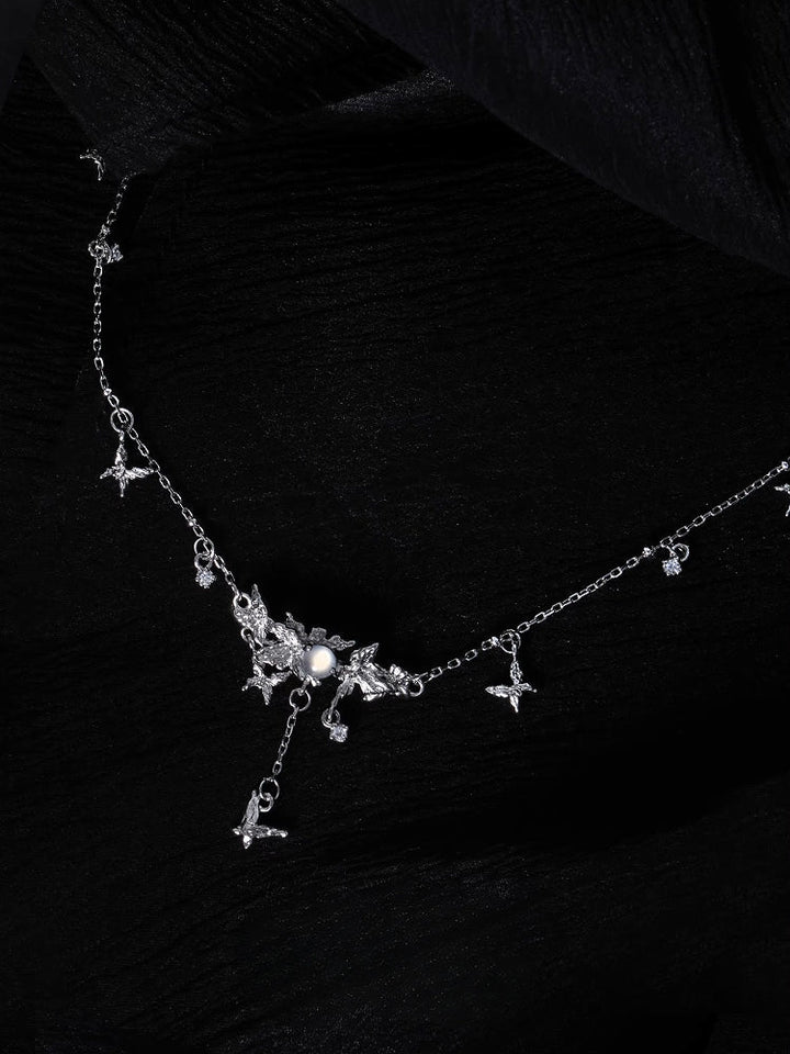 【1ST XULIE】Fog Butterfly Forest Necklace pg782