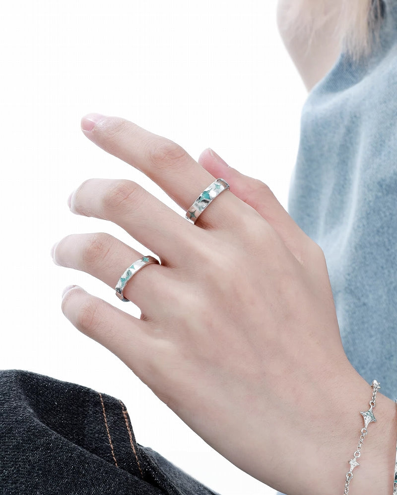 【1ST XULIE】Sea Starry Sky Seabed Ring pg1549