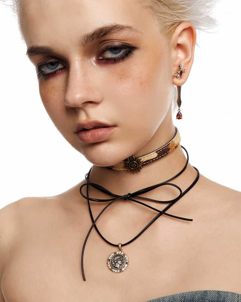 【OCTO VITA】Dune Wasteland Bow Knot Necklace pg657