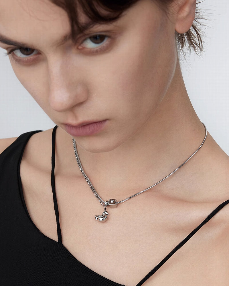 [BLACKHEAD]Killer Bunny Double Layer Necklace pg1039
