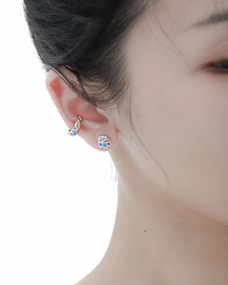 【1ST XULIE】Colorful Treasure Earrings pg440