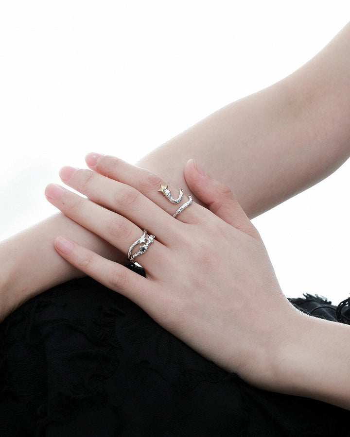 【1ST XULIE】Silver Snake Ring pg1610