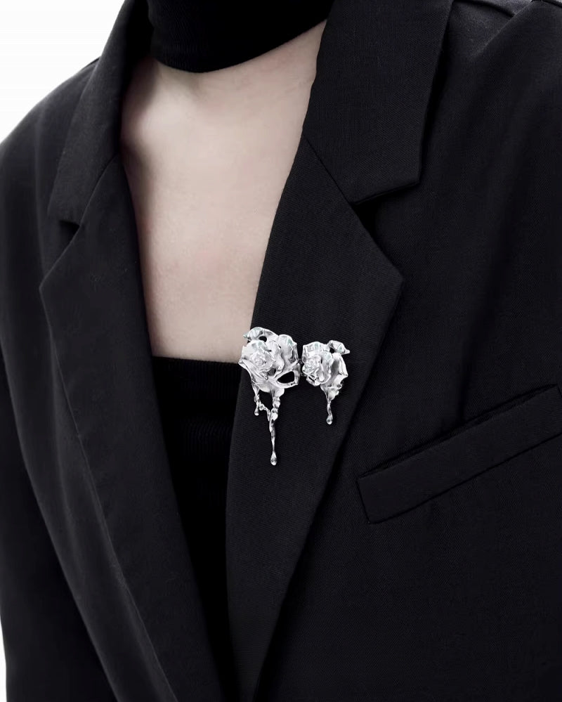 【1ST XULIE】Forbidden Rose Brooch & Waist Button pg802