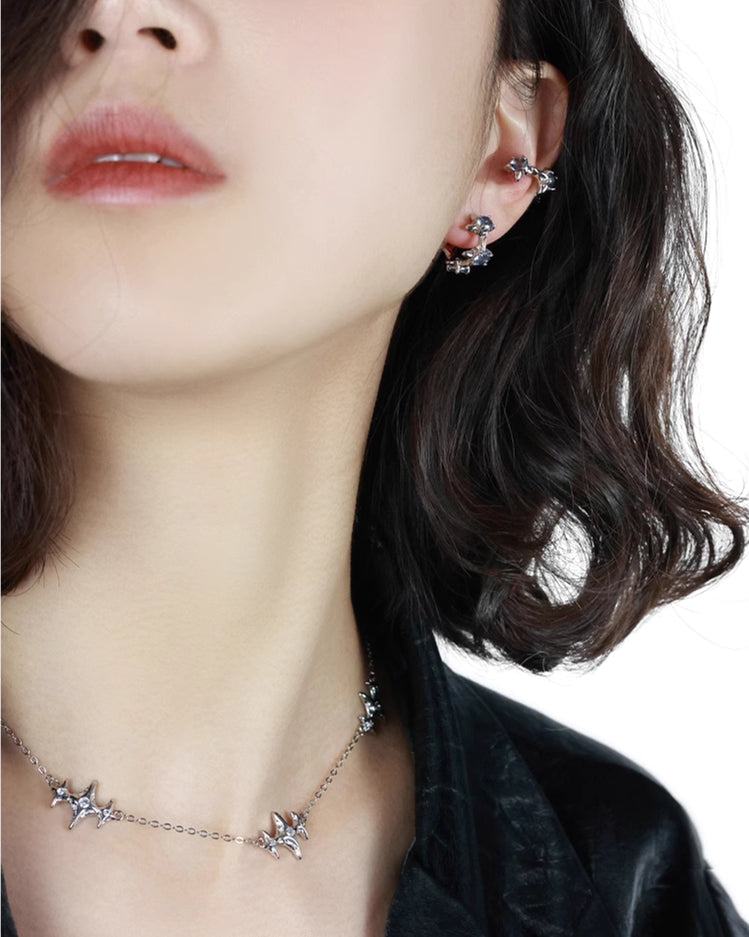 [OOMEOO] Star Fall Blue Zirconia Cuff pg1719