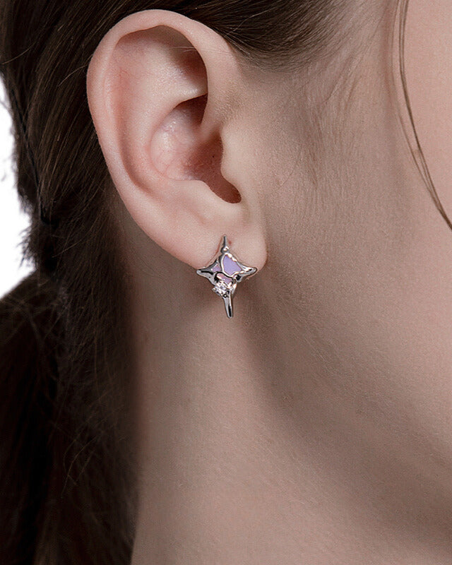 【MASW】Girl's Starry Night Earrings pg898