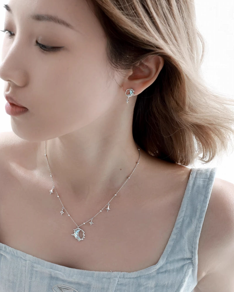 【1ST XULIE】Moonlight Star Necklace pg1243