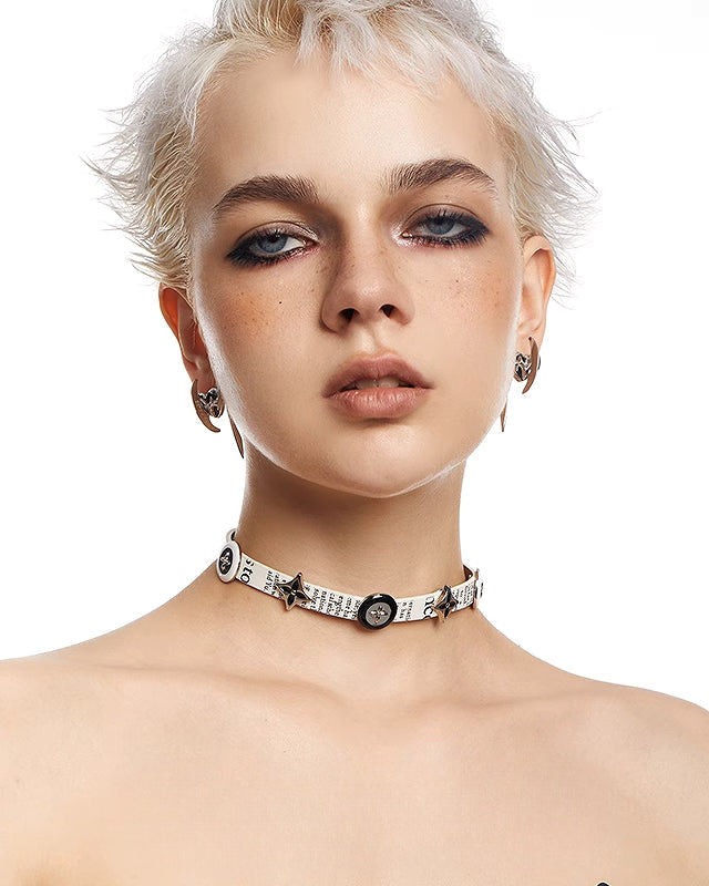 [OCTO VITA] Star Pictorial Button Choker pg1744