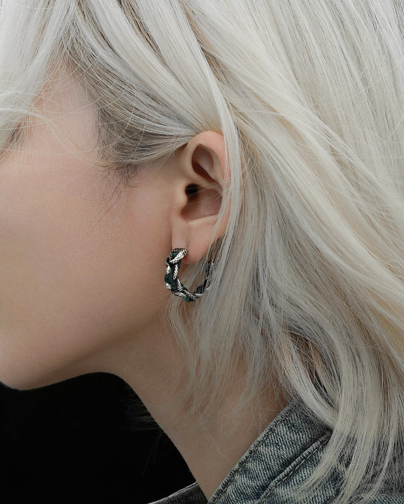 Hunting Snake Earrings 01