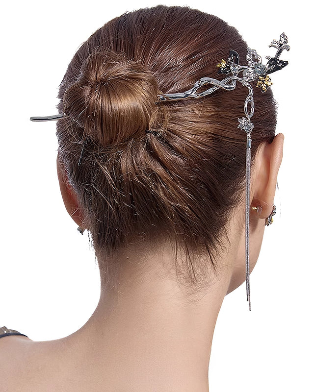 【MASW】Butterfly Dance Tassel Hairpin pg305