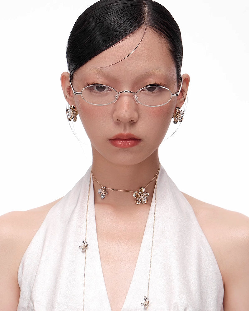 [SUMIYAKI] Vintage Flower Layer Earrings pg1944