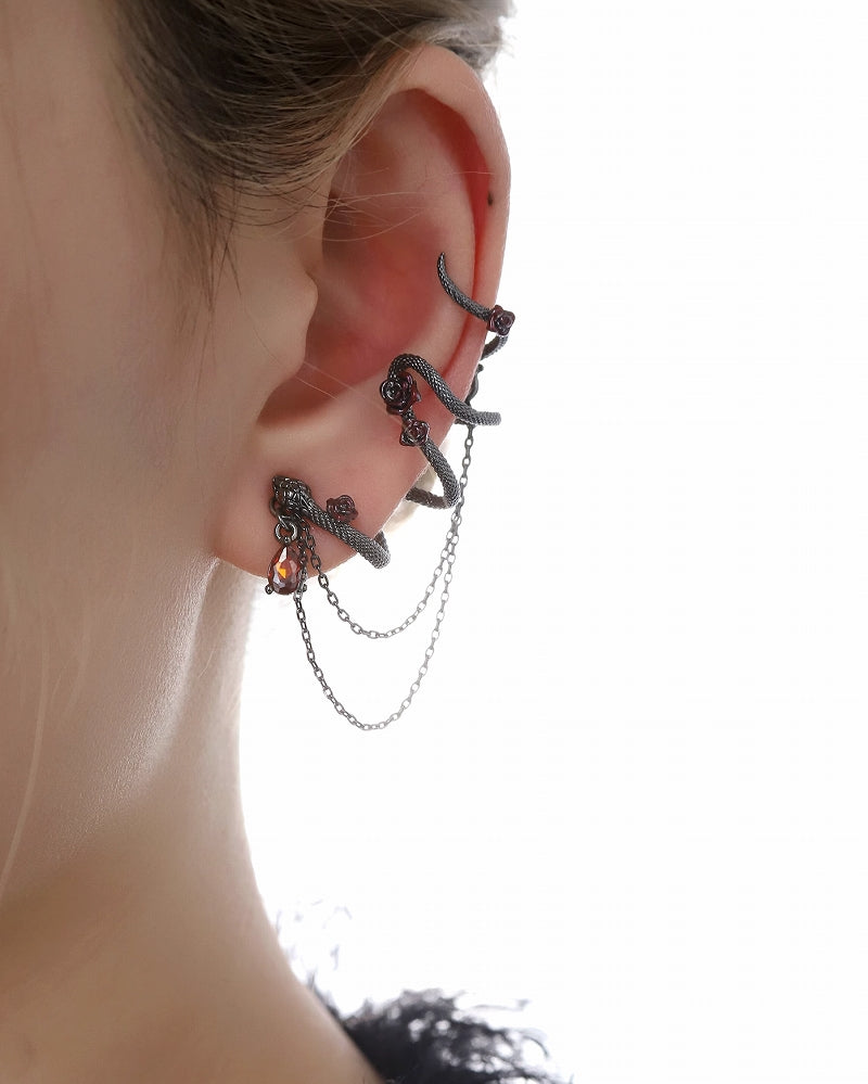 Snake Dance Rose Cuffs 01