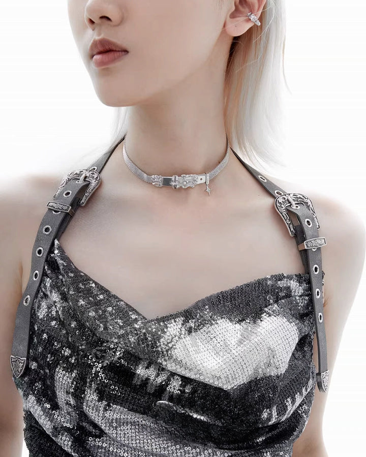 【1ST XULIE】Star Trail Four Pointed Choker pg1763