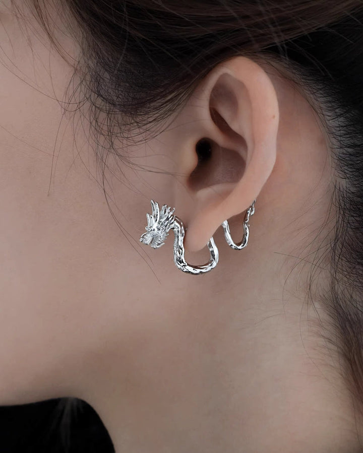 【1ST XULIE】Wandering Dragon Earrings pg1958