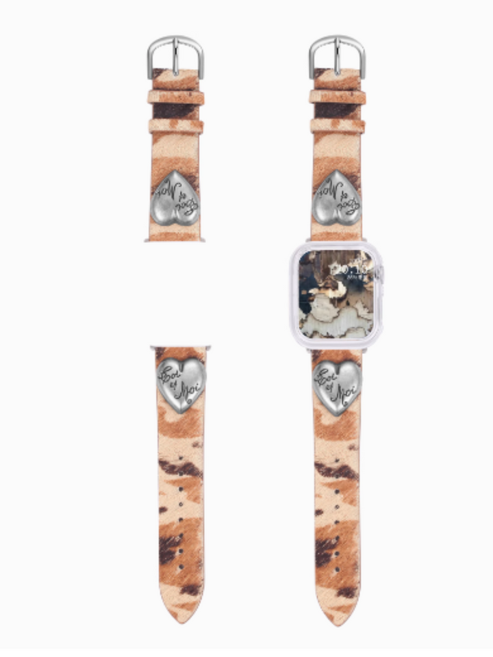 【OCTO VITA】Dune Wasteland Love Leopard Apple Watch Strap pg663