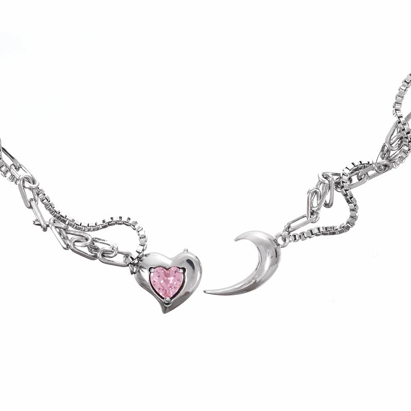 【SUMIYAKI】Magnetic Romantic Love Bracelet & Necklace pg1162