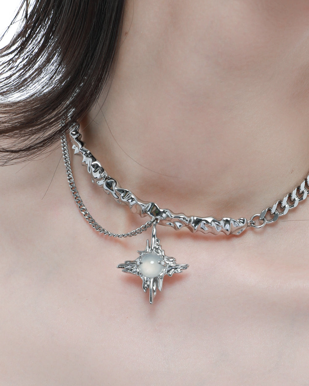 【1ST XULIE】Melting Star Necklace pg1193