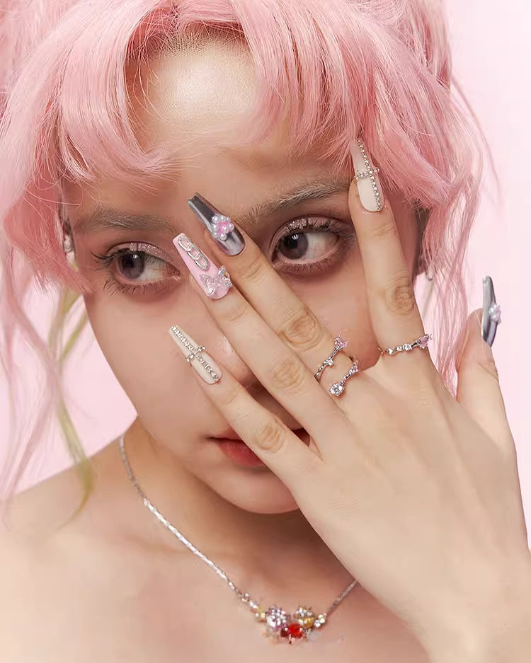 [OCTO VITA] Cake Treasure Party Pink Heart Ring pg369