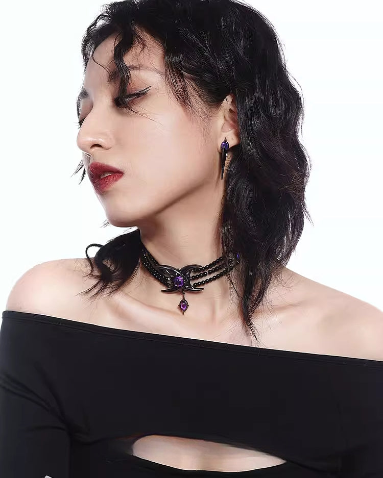 [OCTO VITA] Cosmic Scorpion Multi Layer Choker pg461