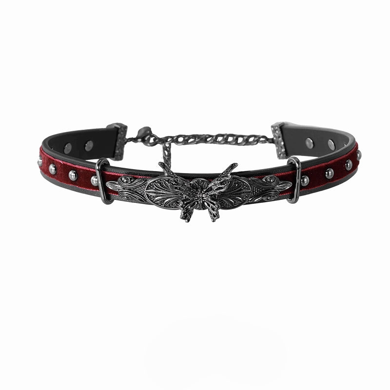 Butterfly and Lonely Lamp Choker &amp; Necklace