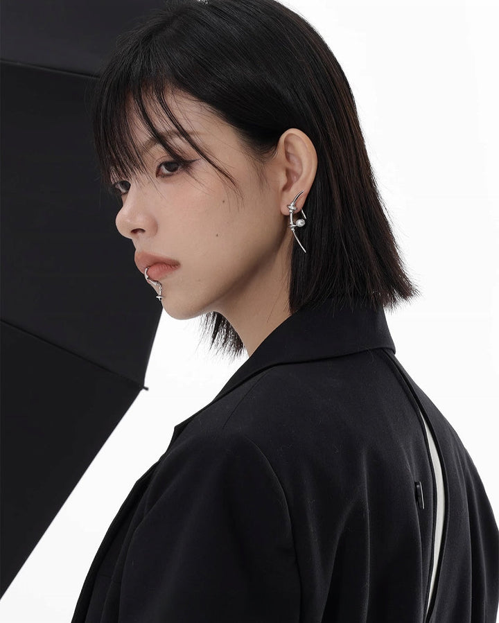 【SUMIYAKI】Mechanical Gyroscope Earrings pg1172