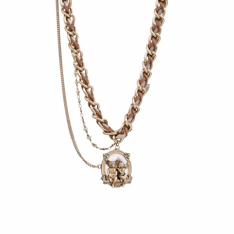 [SUMIYAKI] Rebellious Angel Tassel Necklace pg1447