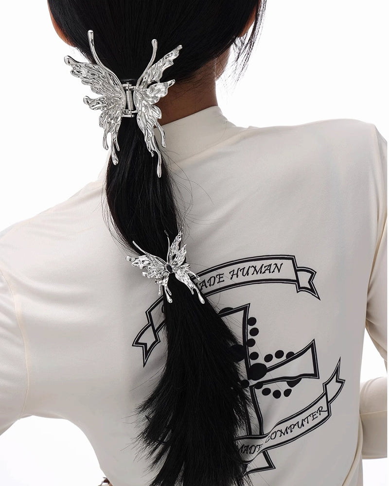 【SUMIYAKI】Biochemical Butterfly Hair Ring pg149