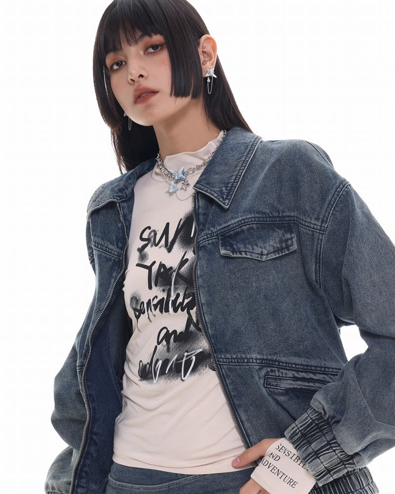 [SUMIYAKI] Virus Blue Tassel Necklace pg1954