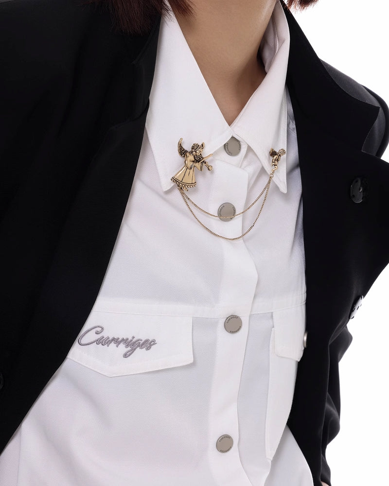 [SUMIYAKI] Retro Angel Brooche pg1465